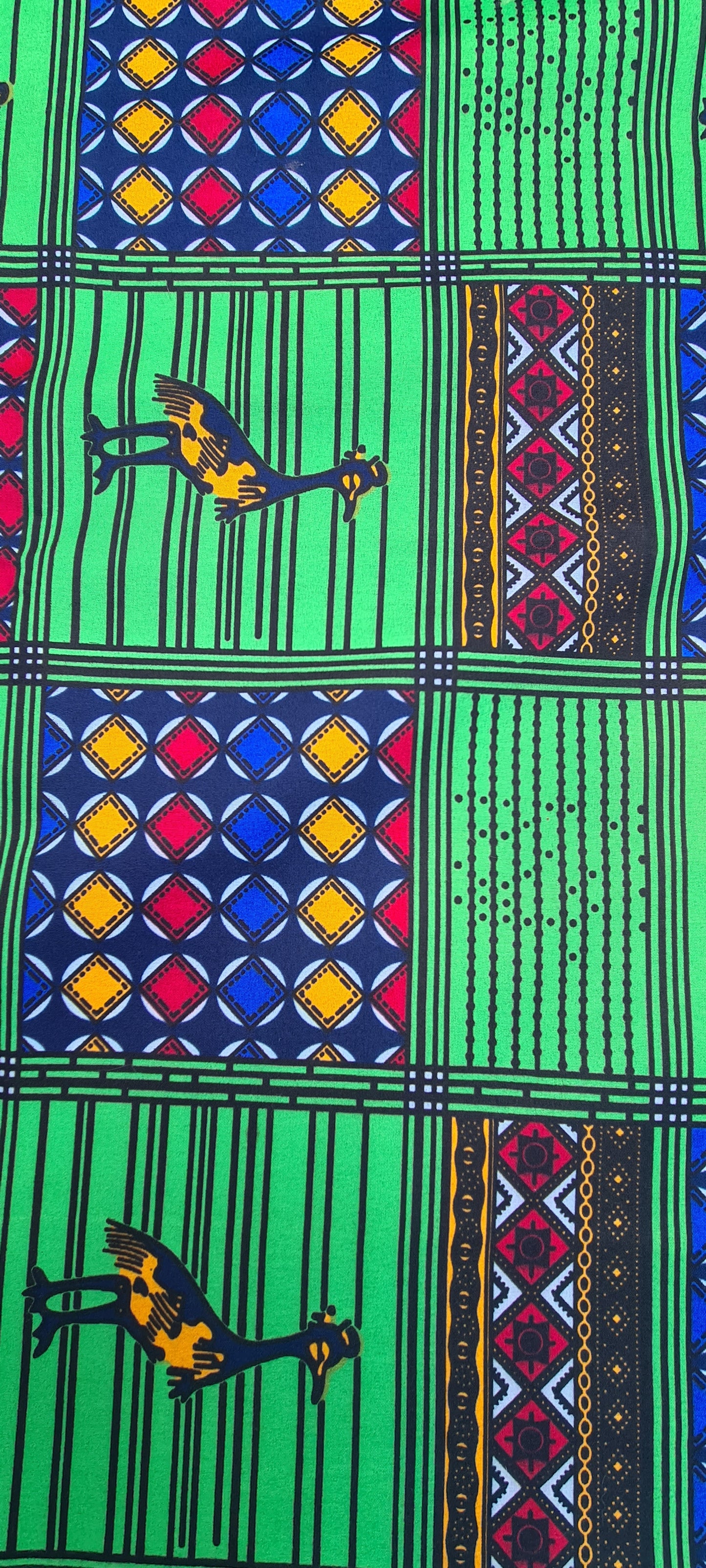 African Cheeky Bird tablecloth