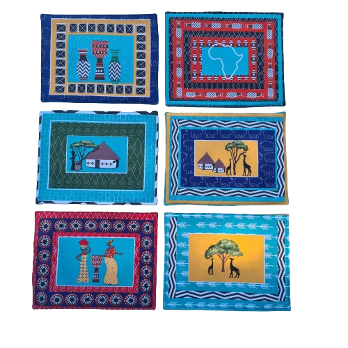 Africa inspired placemats