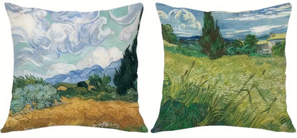Set of two Van Gogh Famous Paintings decorative cushions