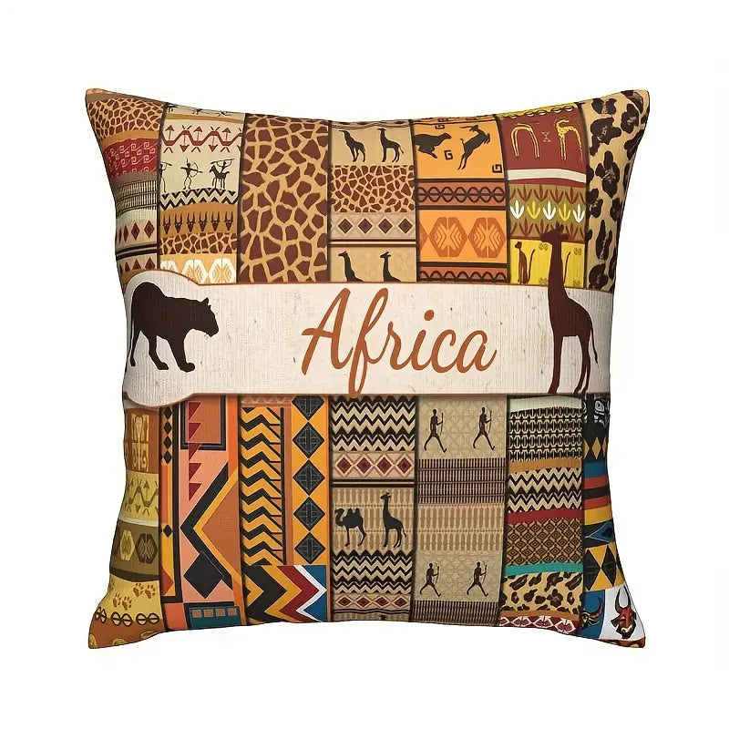 African-Themed Cushion