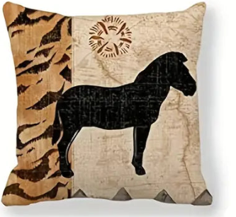 African Zebra Throw Cushion