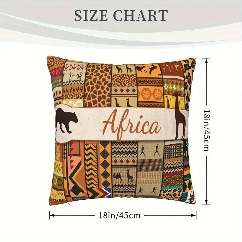 African-Themed Cushion
