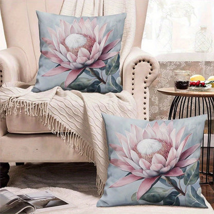 Elegant 2pcs set of king protea cushions (inners included in price)